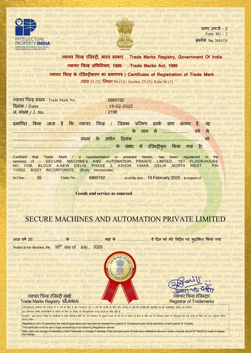 Secure Fencing Certificate
